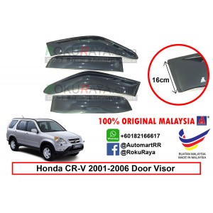 Honda CR-V CRV RD4-RD9 ( 2nd Gen ) 2001–2006 AG Door Visor Air Press Wind Deflector (Extra Big 16cm Width)